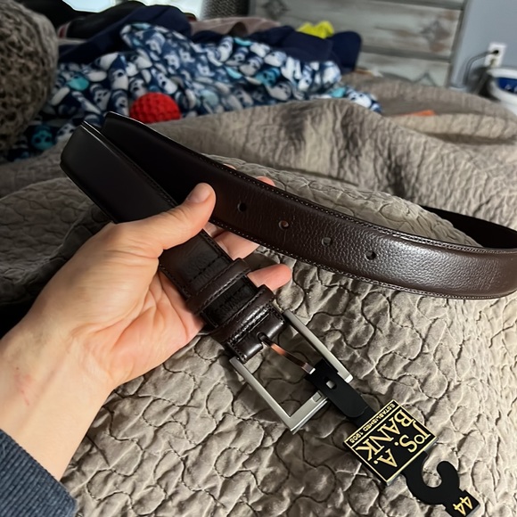 NWT jos a bank leather belt size 44 - Picture 1 of 4